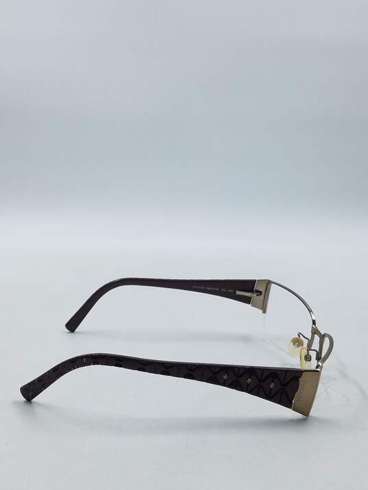Escada Gold Rimless Eyeglasses image number 5