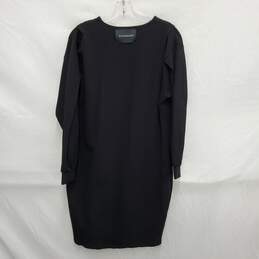Sugarbird WM's Black Long Sleeve Cotton Blend Dress Shirt Size ONE SIZE alternative image