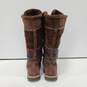 Sketchers Women's Chocolate Patterned Winter Boots Size 7 image number 3