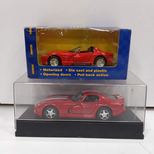 Set Of 3 Dodge Viper Die Cast Toy models. image number 2