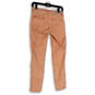 Womens Pink Denim Medium Wash Pockets Skinny Leg Jeans Size 4 image number 2