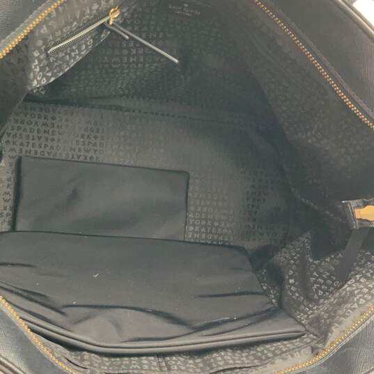 Kate Spade New York Women Black Double Handle Inner Zip Pocket Tote Bag Purse image number 7