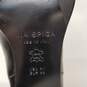 Via Spiga Delaney Black Leather Pull On Ankle Heel Boots Shoes Women's Size 6 M image number 8