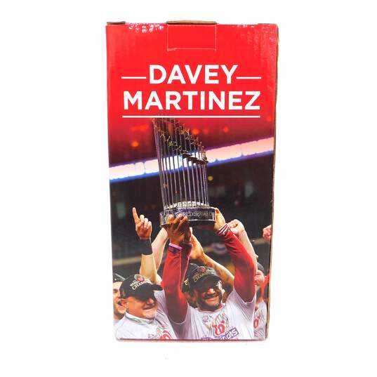 2020 Davey Martinez Washington Nationals World Series Bobblehead IOB image number 9