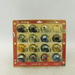 Riddell NFL Football Helmet Revolution Pocket Size Conference Set (16 Pack)