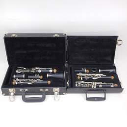 Vito Brand B Flat Student Clarinets w/ Hard Cases and Accessories (Set of 2)