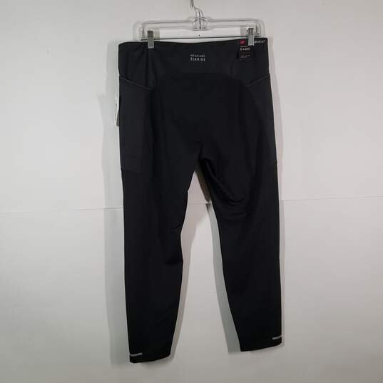 NWT Mens Fitted High Rise Elastic Waist Pull-On Running Tight Track Pants Sz XL image number 1