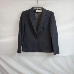 Pendleton Vintage Gray Wool Blazer Jacket WM Size 10