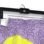 NWT Nike Womens Purple Yellow Elastic Waist Pull-On Athletic Shorts Size Large image number 4