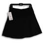 NWT Womens Black Flat Front Elastic Waist Stretch Athletic Skort Size 4 image number 1