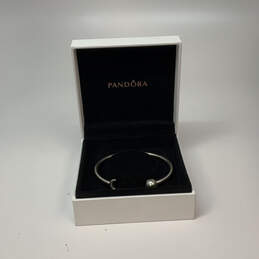 Designer Pandora Sterling Silver S925 ALE Moon Stars Cuff Bracelet With Box