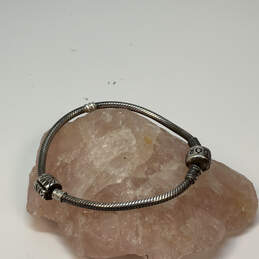 Designer Pandora 925 ALE Sterling Silver Chain Barrel Clasp Charm Bracelet
