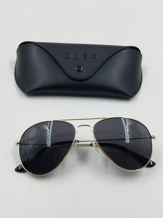 DIFF Eyewear Cruz Gold Sunglasses image number 1