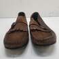 TOD'S Italy Brown Suede kiltie Loafers Shoes Men's Size 10.5 M image number 3