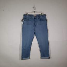 NWT Womens Regular Fit Medium Wash Denim Straight Leg Jeans Size 31 R