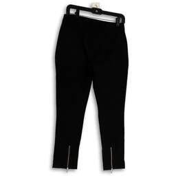 Womens Black Stretch Flat Front Pockets Skinny Leg Pull-On Ankle Pants XS alternative image