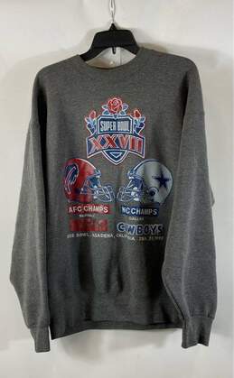Super Bowl XXVII Gray Long Sleeve - Size X Large