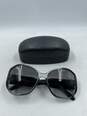 Salvatore Ferragamo Gradient Black Oversized Sunglasses image number 1