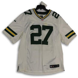 Mens White Green Bay Packers Eddie Lacy #27 Football NFL Jersey Size XL