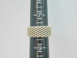 Tiffany & Co. 925 Somerset Mesh Band Ring 8.4g