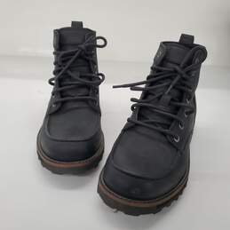 KEEN Men's The 59 Moc Toe Black Leather Boots Size 8 alternative image
