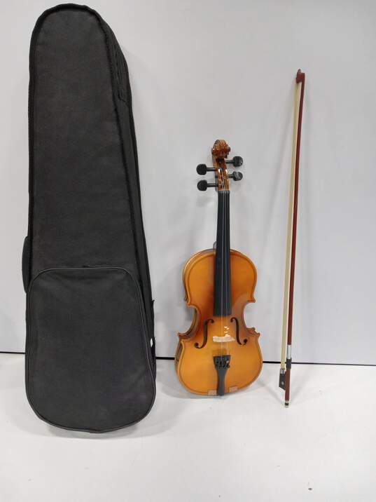 Unbranded 3/4 Size Acoustic Violin in Case image number 1