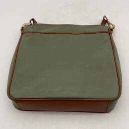 Michael Kors Womens Green Brown Leather Adjustable Strap Crossbody Bag Purse alternative image
