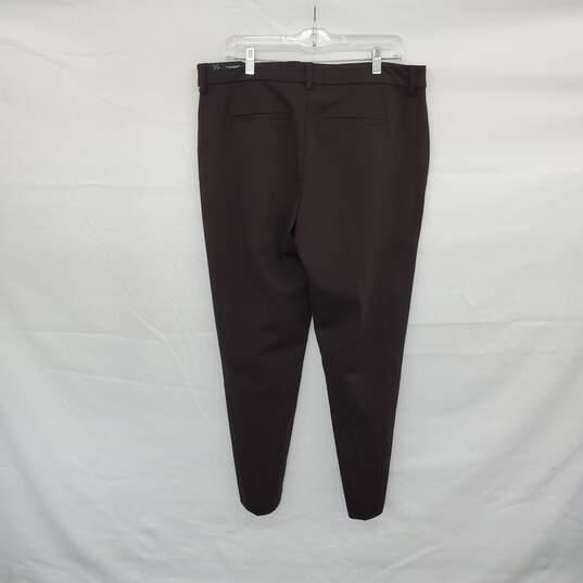 Liverpool Los Angeles Brown Kelsey Tapered Trouser Pant WM Size 12/31 NWT image number 2