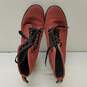 Dr Marten Canvas Shoreditch Hi Top Sneakers Red 6.5 image number 6