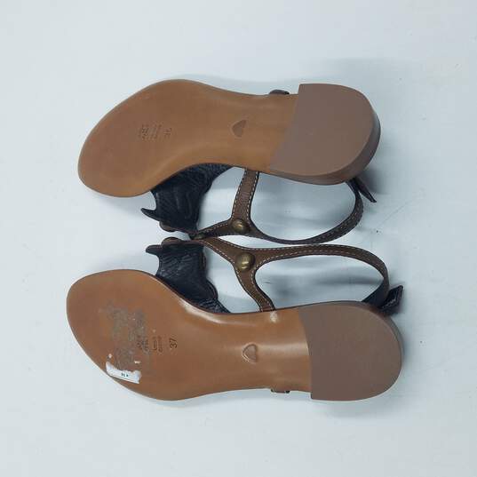 Moschino Cheap & Chic Heart Sandal Women's Sz 6 Brown image number 5