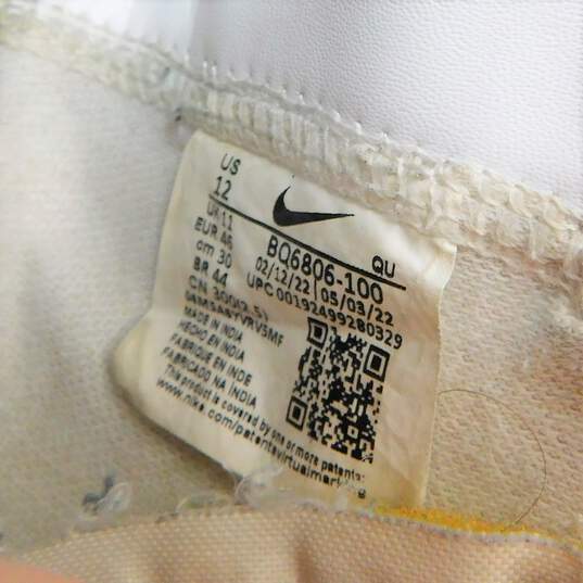 Nike Blazer Mid 77 Vintage White Black Men's Shoes Size 12 image number 6