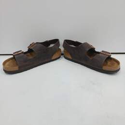 Birkenstock Women's Milano Habana Oiled Leather Sandals Size 6 alternative image