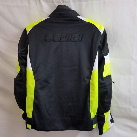 Sedici Motorcycle Jacket with Removable Pads Men's Size Large image number 2