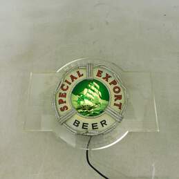 Vintage 1986 Heileman's Special Export Light Beer Lighted Nautical Bar Sign
