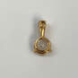 Designer Swarovski Gold-Tone Crystalcut Stone Classic Necklace Pendant image number 2