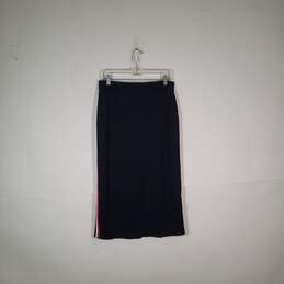 NWT Womens Drawstring Waist Pull On Straight & Pencil Skirt Size Medium alternative image