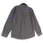 NWT Mens Gray Regular Fit Long Sleeve Collared Button-Up Shirt Size Medium image number 2