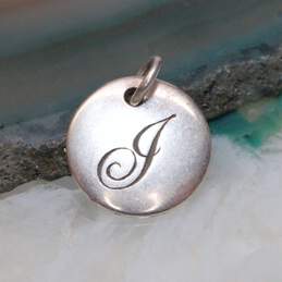 Tiffany & Co. Sterling Silver Monogram 'J' Pendant - 2.05g alternative image