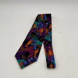The Beatles Mens Multicolor Silk Abstract Adjustable Designer Necktie 54"