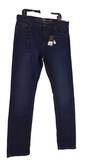 NWT Mens Blue Regular Fit Dark Wash Pockets Straight Jeans Size 38/32 image number 1