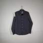 Mens Regular Fit Long Sleeve Collared Button-Up Shirt Size Small image number 1