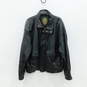 Members Only Premium Leather Men's Zipper & Button Up Jacket Size XL image number 3