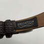 Womens Brown Leather Animal Print Adjustable Metal Buckle Waist Belt Sz 32 image number 5
