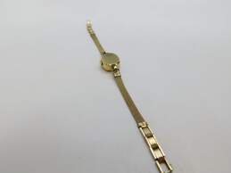 14K Gold Vintage Elgin Swiss Mesh Chain Ladies Watch 11.2g alternative image