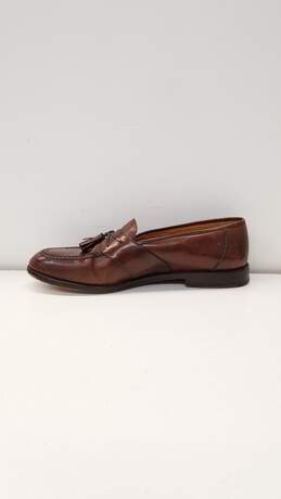 Mezlan Sagunto Brown Leather Tassel Loafers Shoes Men's Size 10 M alternative image