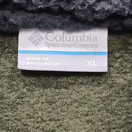 Columbia Men's Green 1/4 Zip Pullover Fleece Jacket Size XL alternative image