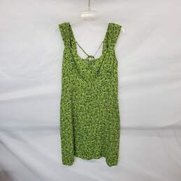 Reformation Green Floral Patterned Sleeveless Sheath Dress WM Size 12