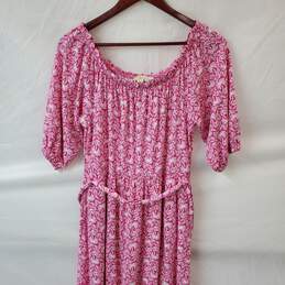 Boden Romy Jersey Dress in Pink Size US 10P  Petite alternative image