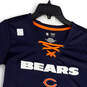 NWT Womens Blue Chicago Bears V-Neck NFL Football Pullover T-Shirt Size M image number 3