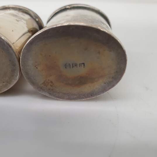 Vintage Silverplate Salt & Pepper Shakers Pair - Parts/Repair image number 3